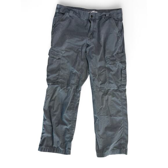 Carhartt Men's Relaxed Fit Gray Workwear Pants Straight Legged 38 x 32 - Picture 2 of 9